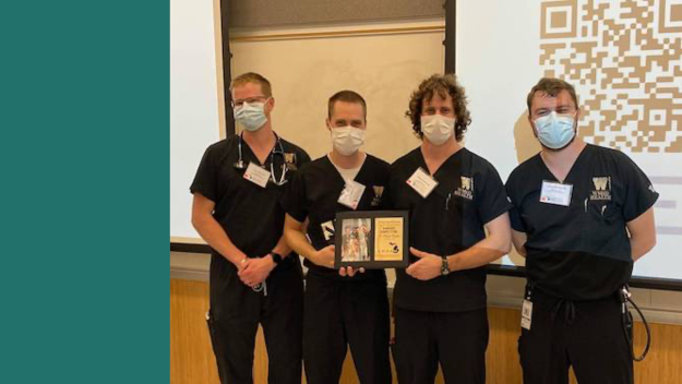 Four emergency medicine residents won SimWars