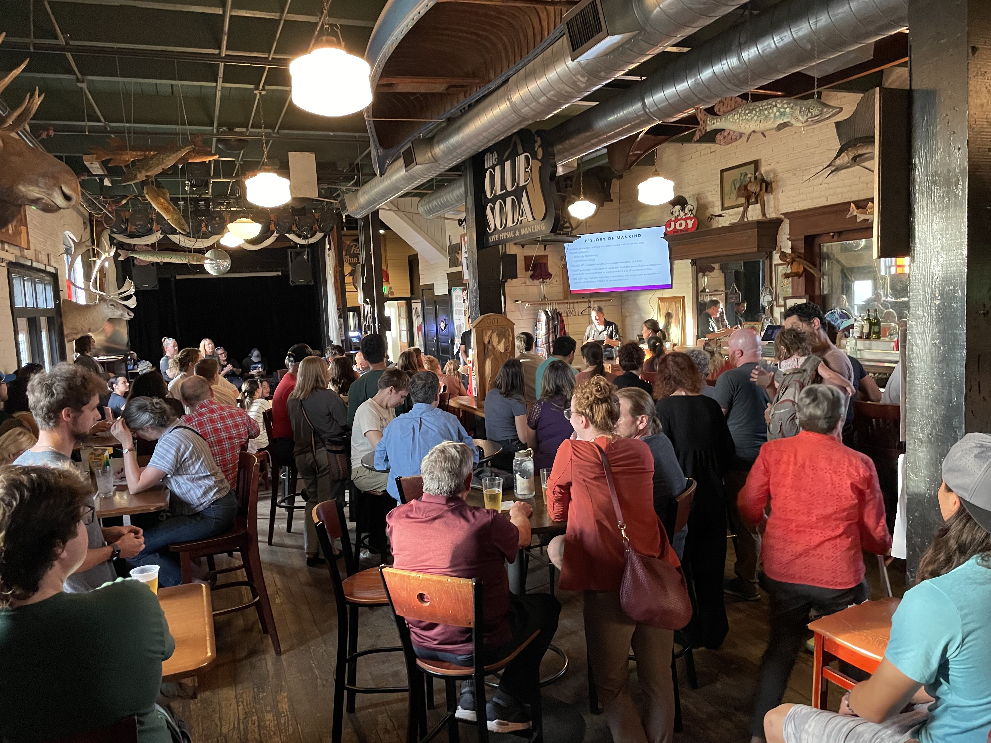 Science on Tap Session at Old Dog Tavern in Kalamazoo