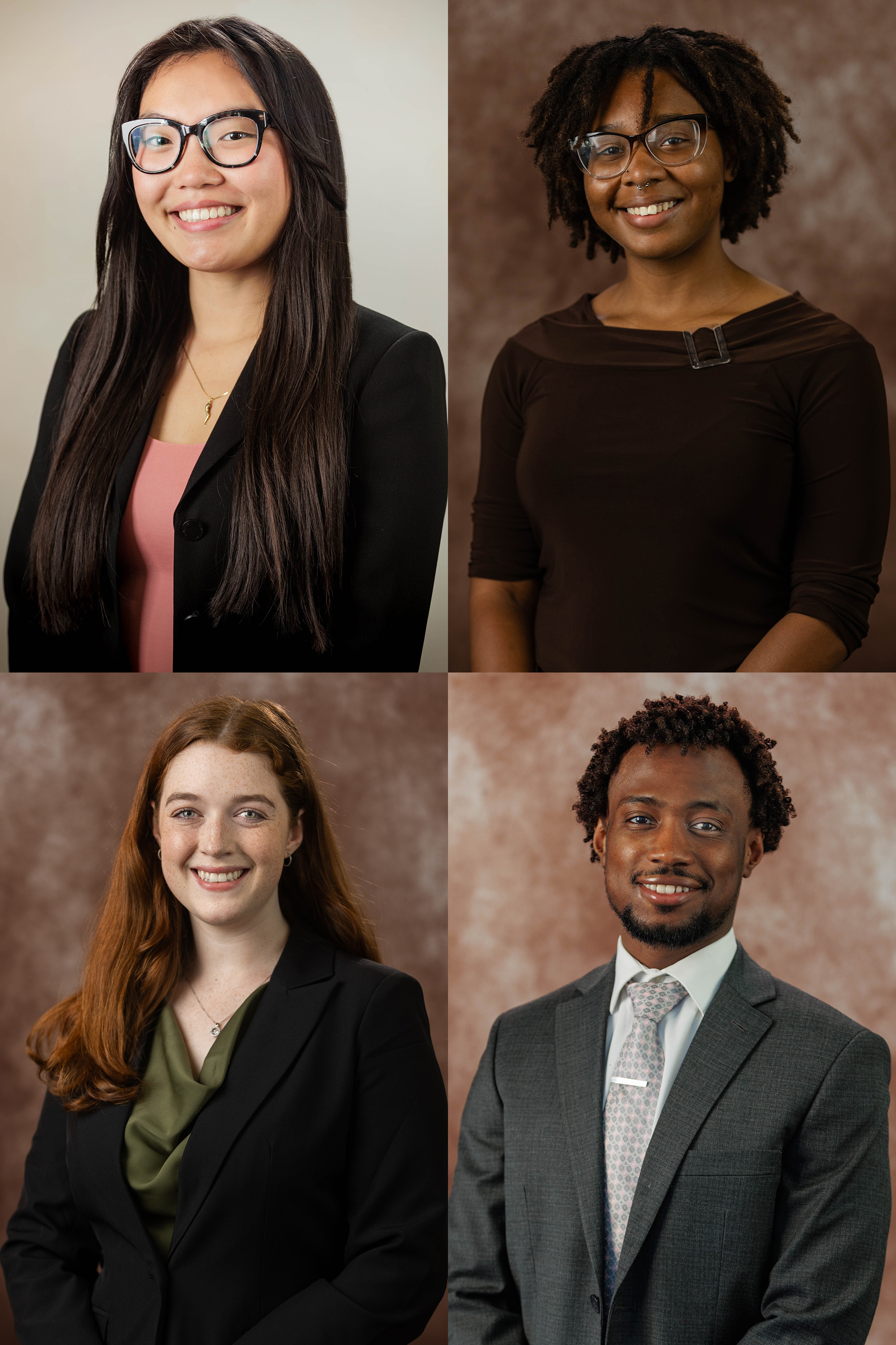 Maia Newkirk (WMed Class of 2029); JaVaugh King (WMed Class of 2028; Skylar Ketteler (WMed Class of 2027), and Mussa Ibrahim (WMed Class of 2026)