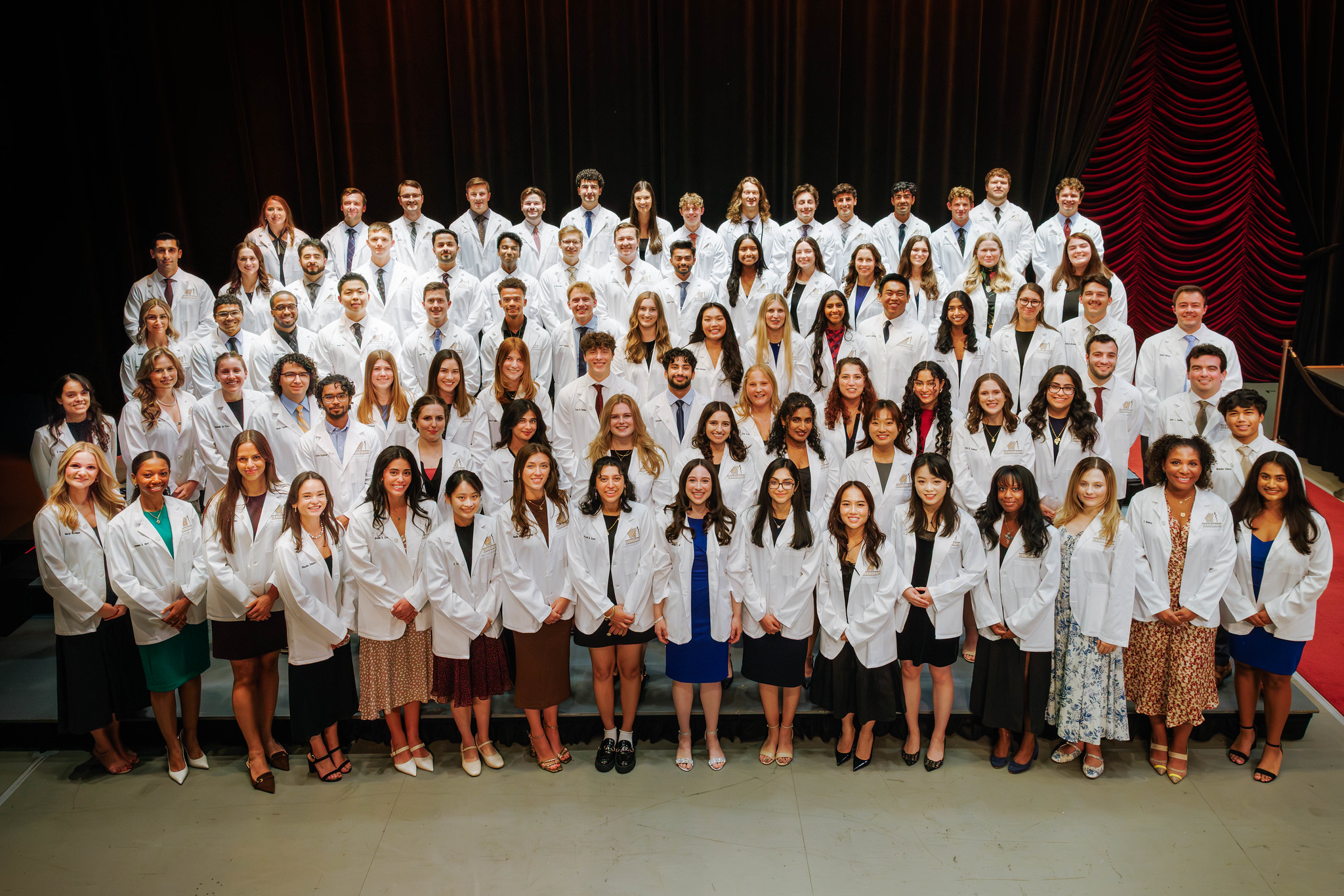 MD Class of 2029 White Coat Ceremony Group Photo