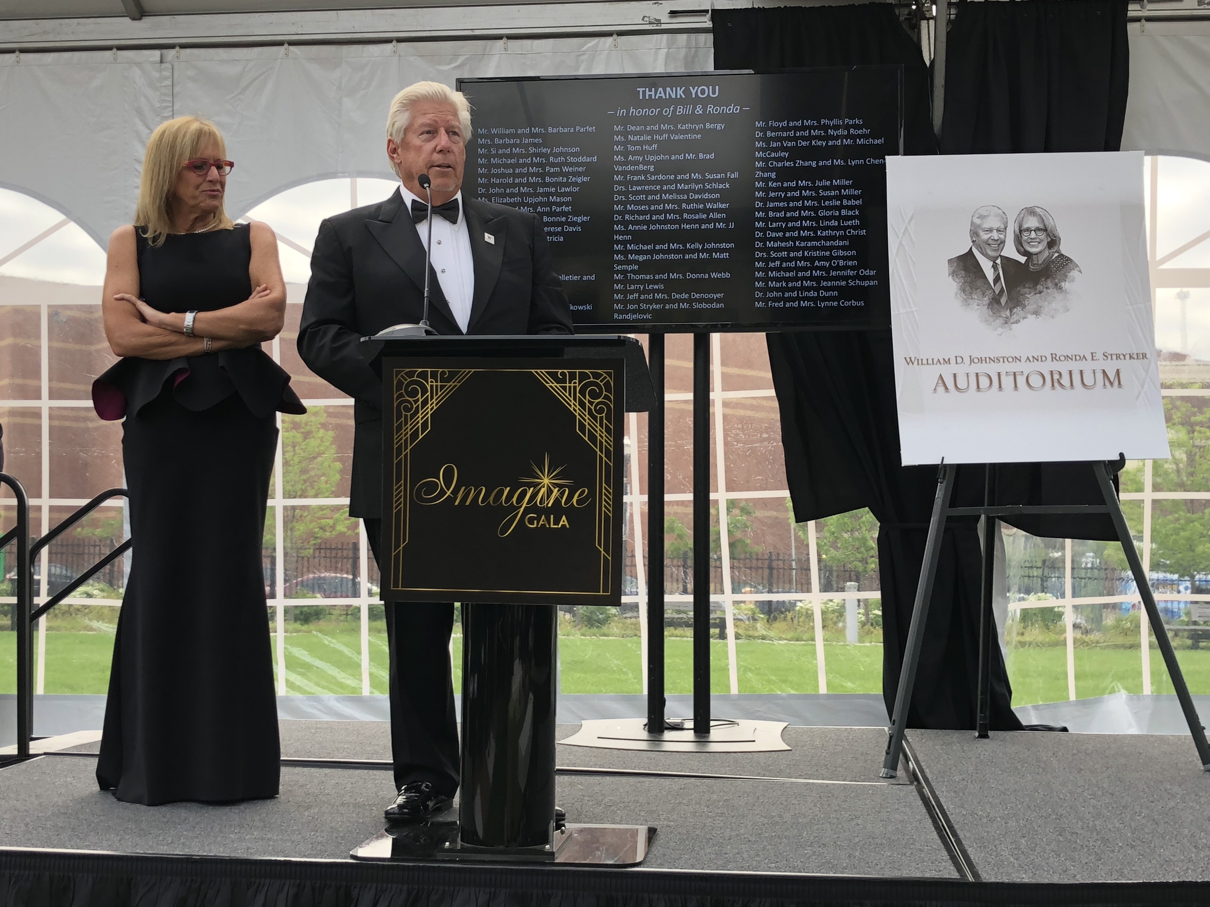 William Johnston and Ronda Stryker Gala