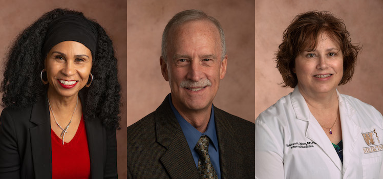 Three recipients of this year's Faculty-to-Faculty Awards