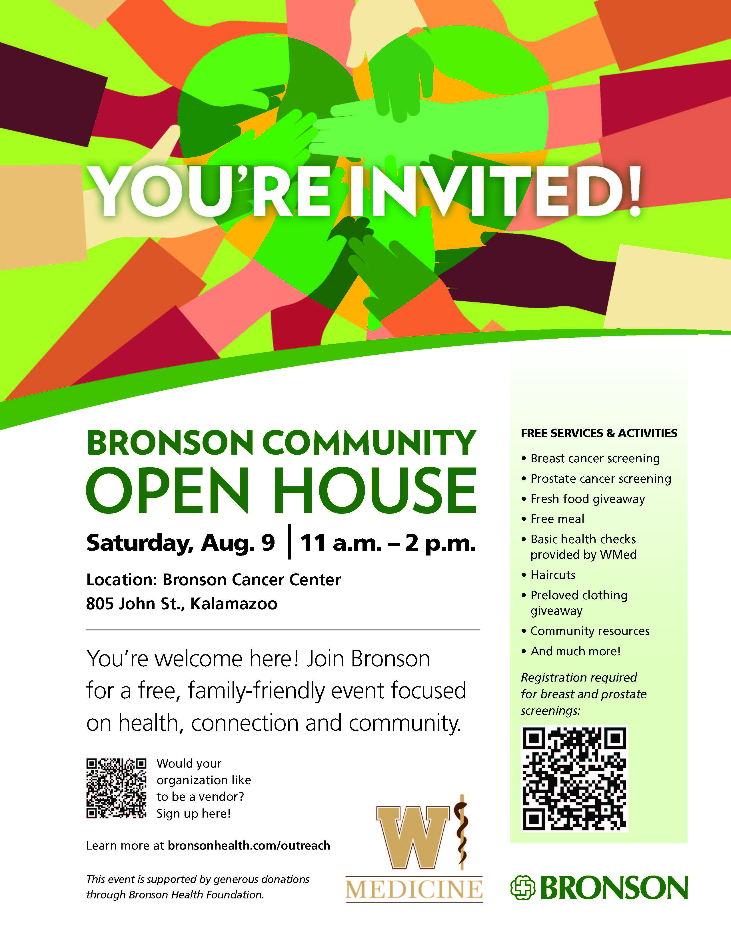 Bronson Community Open House Info
