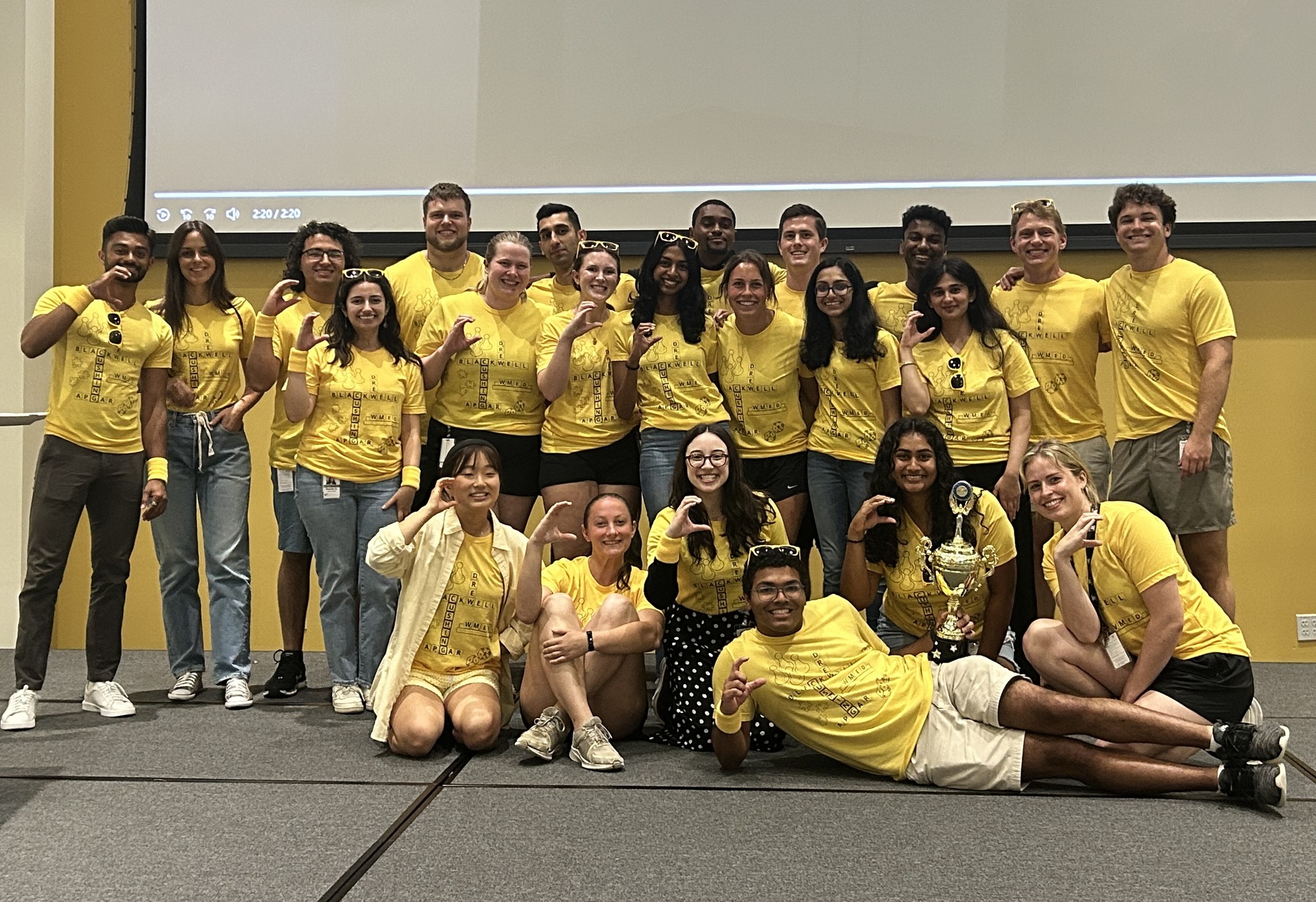 Students from Learning Community Cushing at the WMed Learning Community Olympics in 2025