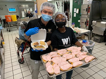 WMed Students During Day of Service