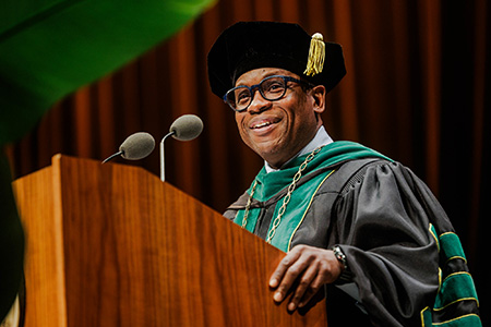 J. Adrian Tyndall, MD, MPH, FACEP, The Hal B. Jenson, MD Dean, President and CEO of WMed - Class of 2026 Commencement