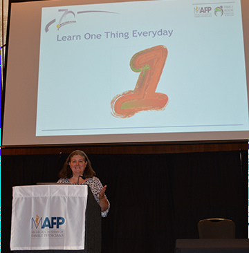Dr. Lisa Graves at 2018 MAFP Conference