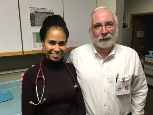 Dr. Cheryl Dickson and Dr. Don Bouchard