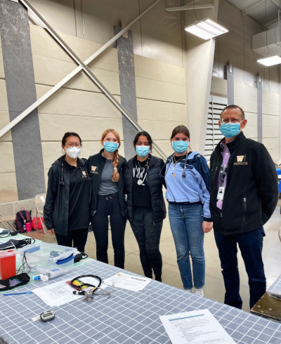 WMed Students Volunteering at Project Connect in Kalamazoo 2022