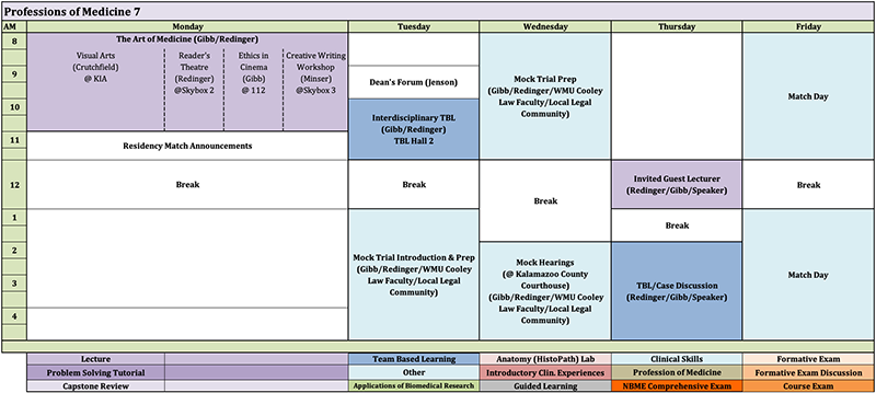 POM 7 Schedule