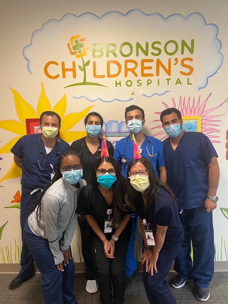 Pediatrics Residents at Bronson Children's Hospital 2022