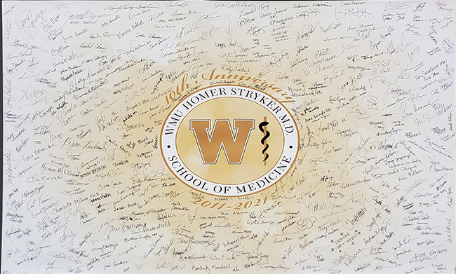 WMed 10th Anniversary Signature Poster