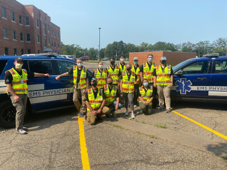 WMed students and physicians step up to provide medical coverage at WMU football games amid national EMS shortage