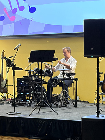 M4 Tyler Ulrich Plays the Drums at 9th Annual HeART of WMed