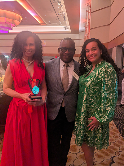 Cheryl Dickson, MD, MPH, and Karen Garcia, DO, celebrate YWCA awards