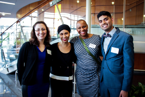 Gina Bravata, Ryan D'Mello, Dr. Cheryl Dickson, Mia Henry