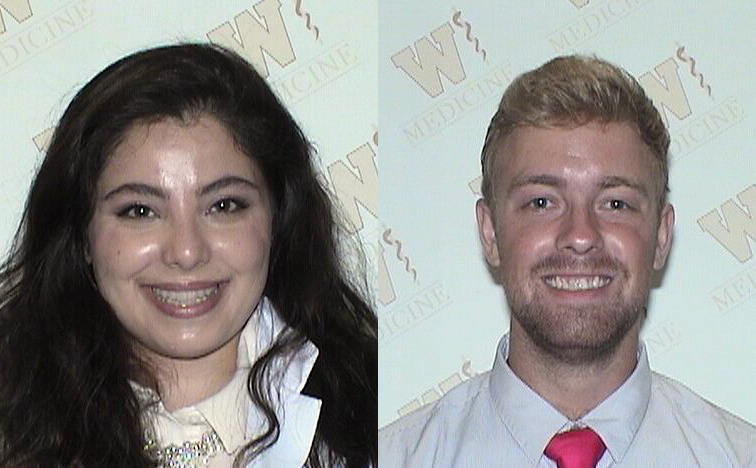 Sarah Khalil and Aaron Zebolsky