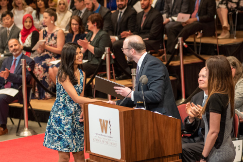 More than 60 residents and fellows were honored at a graduation ceremony Friday, June 14 at Miller Auditorium.
