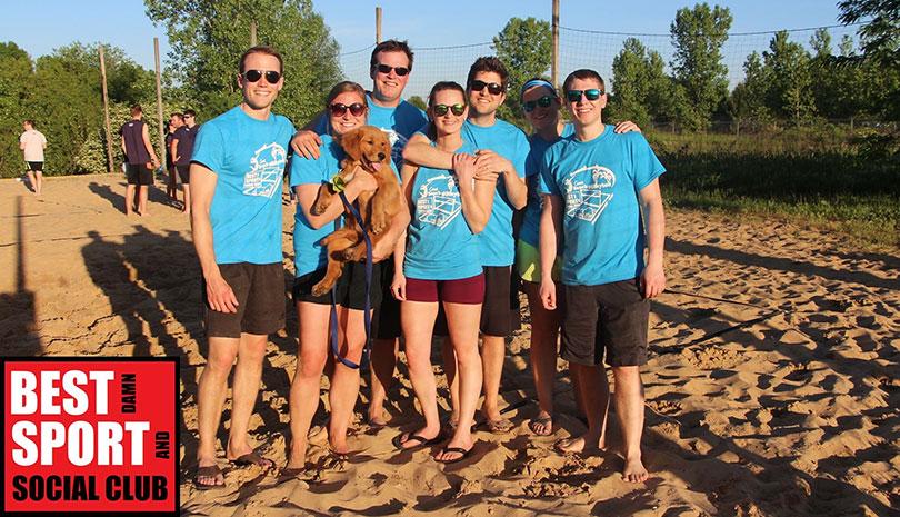 Sand Volleyball Group Photo