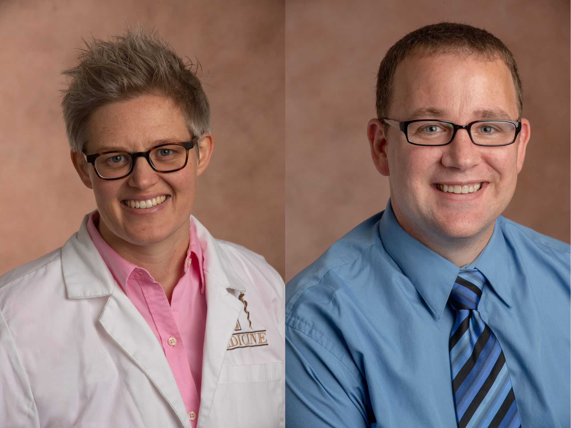 Dr. Kristi VanDerKolk and Dr. Wesley Eichorn